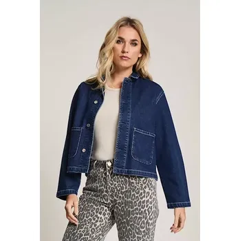 Dámské sako PARAMI ROSIE dámská bunda modrá džínová slabá
