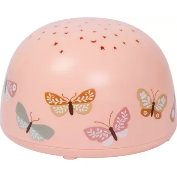 Lampička A Little Lovely Company lampa s projektorem: Motýlci