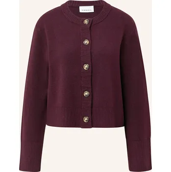 Dámský svetr Comma Dámský Pletený Kardigan, tmavě červená, 44