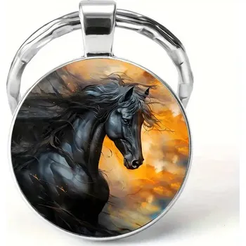 Přívěšek na klíče kůň