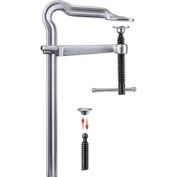 Truhlářská svěrka Bessey GM25ZK - Šroubová svěrka OMEGA GMZ délka 250 mm čelist 120 mm s kolíkovou rukojetí