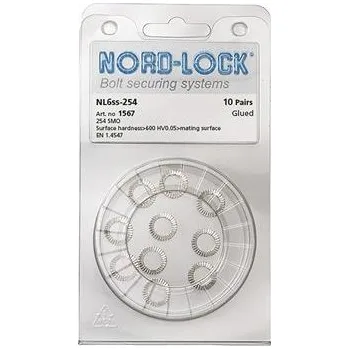podložka NORD-LOCK klínové pojistné podložky NL6ss nerez A4, blistr SB-10