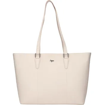 Kabelka Dámská kožená kabelka Lagen Taís - světle béžová