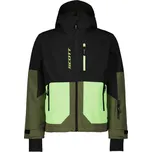 SCOTT Jacket Jr Vertic Dryo, Black/Douglas Green (vzorek) velikost: 140/M