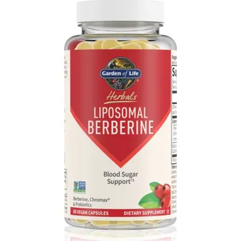 Lék na srdce, cévy a krev Garden of Life Herbals Liposomal Berberine kapsle pro udržení normální hladiny cukru v krvi 60 cps