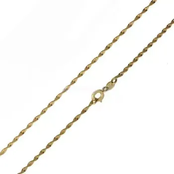 Řetízek Řetízek z tombaku zlacený 154 (Šperky pozlacené)