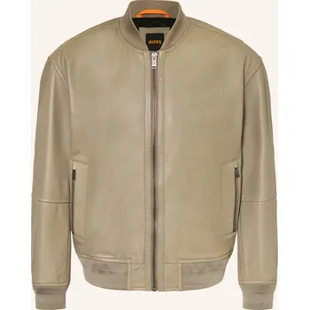Pánský svetr Boss Pánský Kožený Blouson Jobrice, olivová, 50