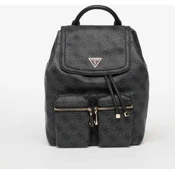 Taška GUESS Manhattan II Flap Backpack Coal Logo Universal