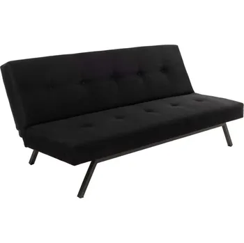 Sedací souprava Dvoumístná rozkládací pohovka BAKU černá