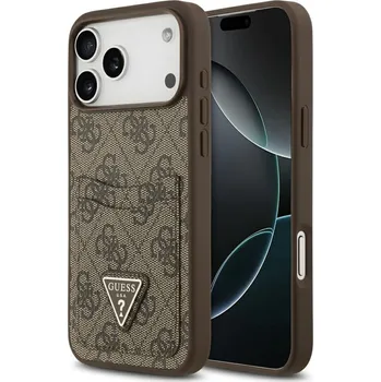 Telefonní příslušenství Kryt Guess iPhone 17 Pro Max Guhcp17Xp4Tpw (4G Double Card Triangle) Gold