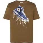 detske-levne-bavlnene-tricko-potisk-modra-teniska Barva: Khaki, Dětská bavlněná trička JHK: XL