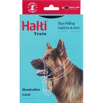 Halti ohlávka černá - velikost 4: bernský salašnický pes, doga, rotvajler