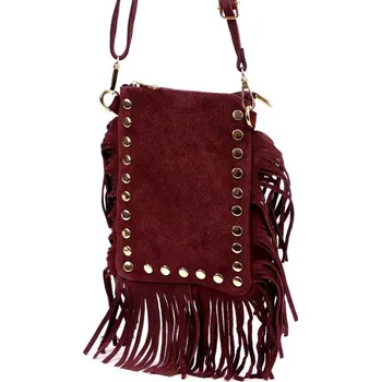 Kabelka Kožená kabelka Luka 26-004 - bordo