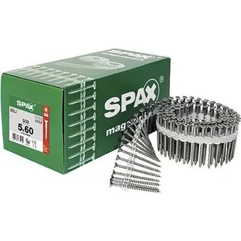 Šroub SPAX zápustná hlava 6,0x 60 částečný závit Torx 20 Wirox v pásu Coil (500 ks)