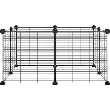 Shumee Ohrádka, 8 panelů, černá, 35 × 35 cm, ocel