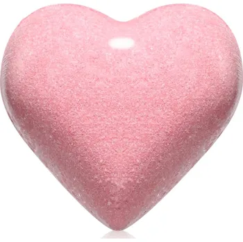 Sprchový gel Delia Cosmetics Fizzing Bath Heart Wild Strawberry koupelová bomba s jahodovou příchutí 100 g