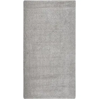 Koberec Shumee Koberec s dlouhým vlasem světle šedý 80 × 150 cm protiskluzový