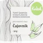 Kvitok Čajovník tuhý šampon pro mastné vlasy 50 g