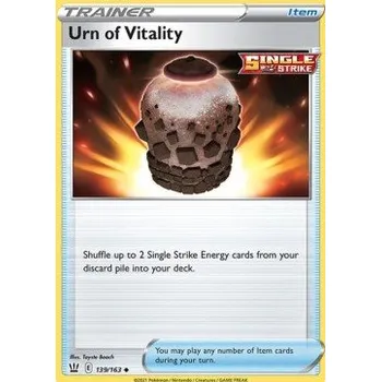 Volný čas Pokémon BST 139/163 Urn of Vitality - Battle Styles Stav: Near Mint, Verze: REVERSE HOLO