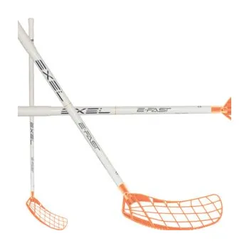 Florbalová hůl Exel E-FAST WHITE 2.6 ROUND SB Florbalová hůl bílá, Levá (levá ruka dole), 101cm (=111cm)