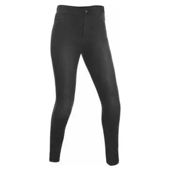Moto kalhoty ZKRÁCENÉ kalhoty SUPER JEGGINGS 2.0, OXFORD, dámské (černé) 8/26