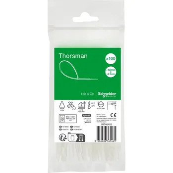 Stahovací páska IMT46403 Stahovací páska 120x2.5, čirá,bal 100ks, Schneider Electric