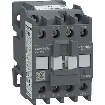Stykač LC1E1201E7 Easy TeSys Control 3P 12A 1NC, Schneider Electric