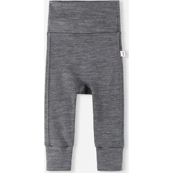 Dětská móda Merino kalhoty dětské Reima Suojana - šedé Melange grey Velikost: 50/56
