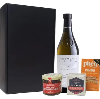 WNHS Sommelier Dárková sada delikates s bílým vínem - Itálie