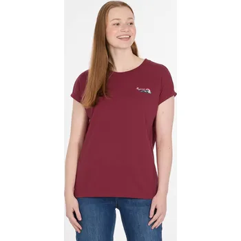 Dámské tričko RAGWEAR triko - Muella B Wine Red (4055) velikost: XL