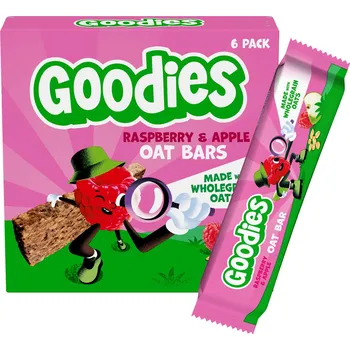 Goodies Ovesná tyčinka malina a jablko 6x23g