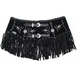 Stars & Stripes Pásek kožený Celia Stars & Stripes, dámský, černý Délka: M