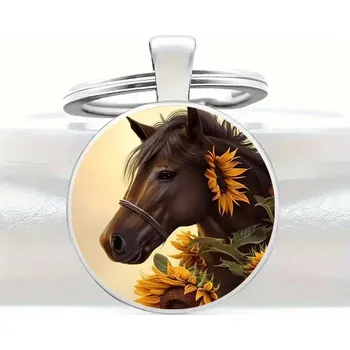 Přívěšek na klíče kůň