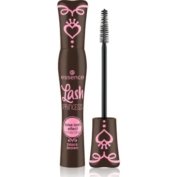 Přípravek na oči essence Lash PRINCESS řasenka pro efekt umělých řas odstín Black Brown 12 ml