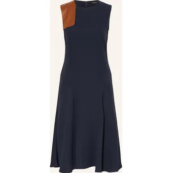 Dámské šaty Lauren Ralph Lauren Dámské Šaty, tmavě modrá / hnědá, 34