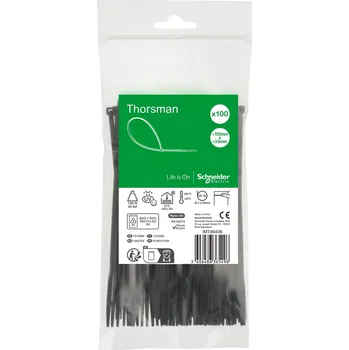 Stahovací páska IMT46406 Stahovací páska 150x3.6, černá,bal 100ks, Schneider Electric