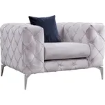 Křeslo EUGEN světle šedá