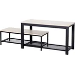 Vikio Botník 2 police dekor dub sonoma kov ABK113SO