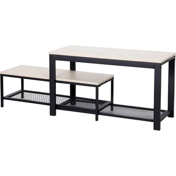 Vikio Botník 2 police dekor dub sonoma kov ABK113SO