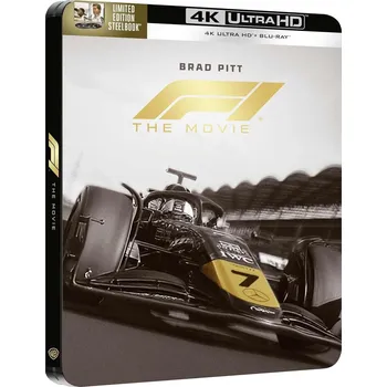 Blu-ray film F1 - 4K Ultra HD Blu-ray + Blu-ray Steelbook (Motiv 3: Černobílá formule) bez CZ
