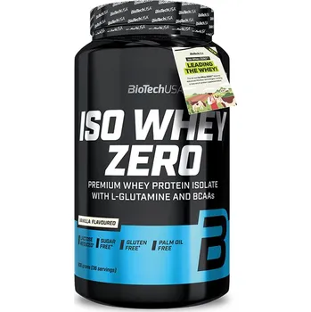 Proteinový nápoj BioTech Iso Whey Zero 908 g Příchuť: vanilka