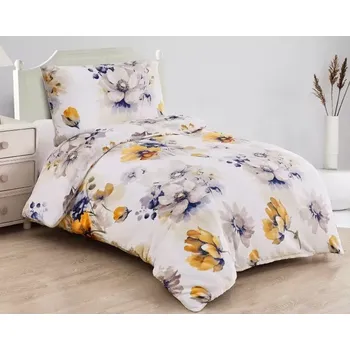 Povlečení Povlečení Mikrovlákno a Mikroflanel Květy barevné