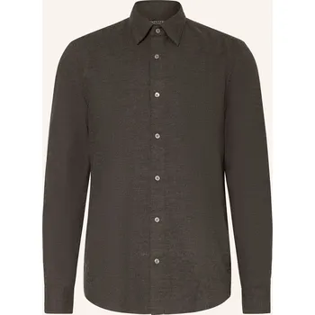 Pánská košile Marc O'polo Pánská Flanelová Košile Fit, tmavě šedá, 42