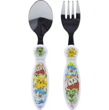 Příbor Sada 2 ks kovových příborů Pokémon