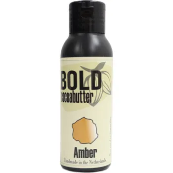 Potravinářské barvivo Barevné kakaové máslo Bold Amber - jantarové s třpytkami 80g