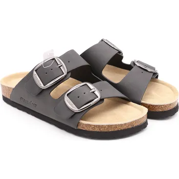 Dámské pantofle SAMLUX® Dámské korkové anatomické pantofle černé 968-L1 Barva: Black, Velikost: 37