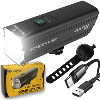 Cyklosvítilna Silné přední světlo na kolo iLight 1000 ProX na řídítka 4500 mAh USB-C | iLight 1000 ProX