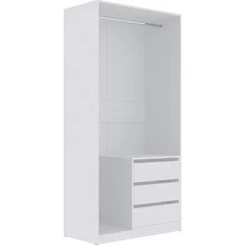 Šatní skříň Marek Skříň 100 bez dveří Tres 11 Vyber provedení: Bílá