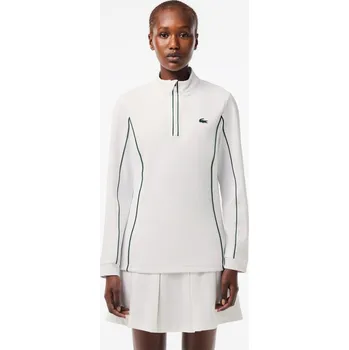 Dámské oblečení Mikina Lacoste White Green 1172585 14