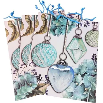 GOBA Vánoční L Modré ozdoby - balení 3 ks